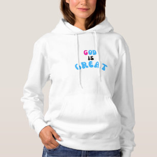 "Praise in Style Unisex White Hoodie