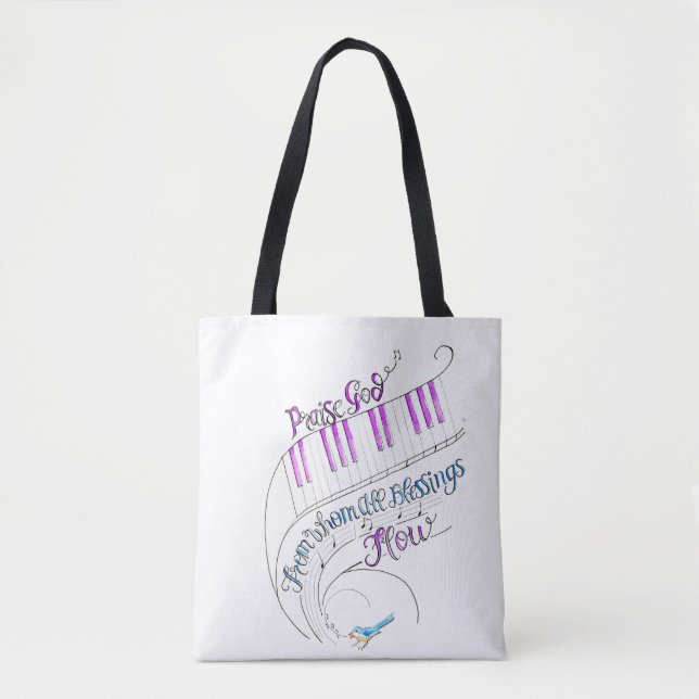 Praise Music Tote  Bag (Front)