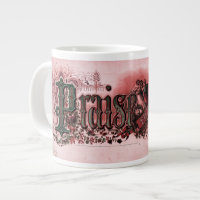 "Praise The Lord" Deep Red & Green
