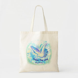 Praise the Lord Dove Tote Bag