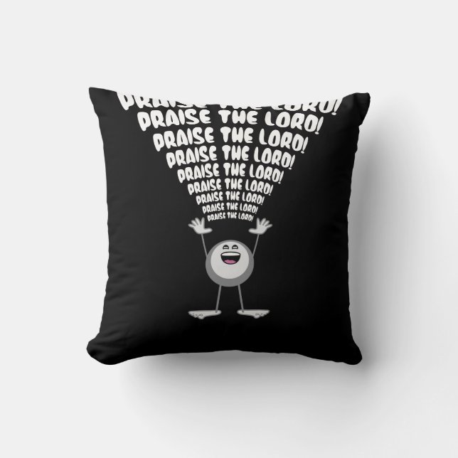 Praise The Lord Emoji Cushion (Front)