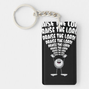 Praise The Lord Emoji Key Ring