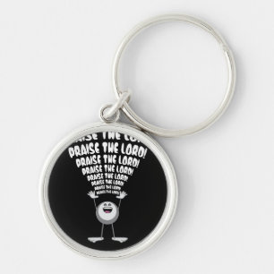 Praise The Lord Emoji Key Ring