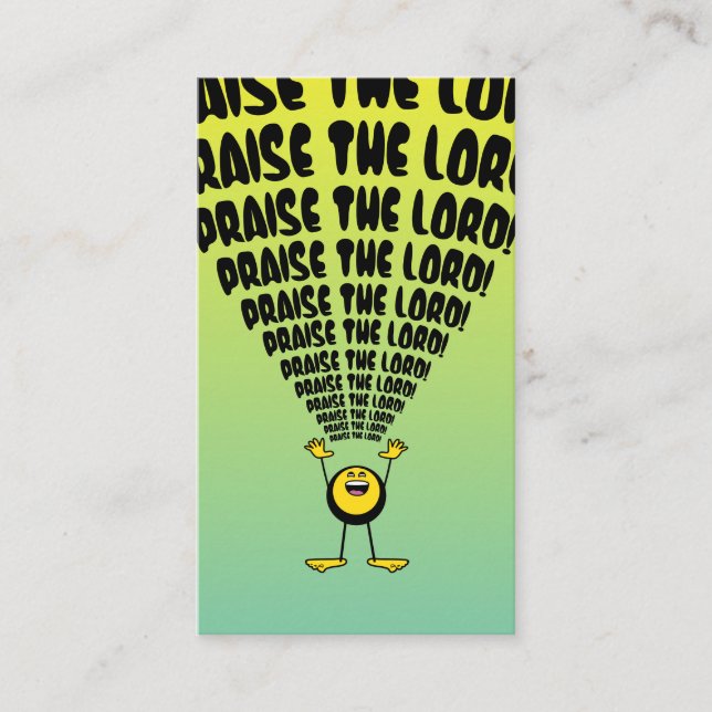 Praise The Lord Emoji Scripture Cards (Front)