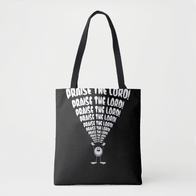 Praise The Lord Emoji Tote Bag (Front)