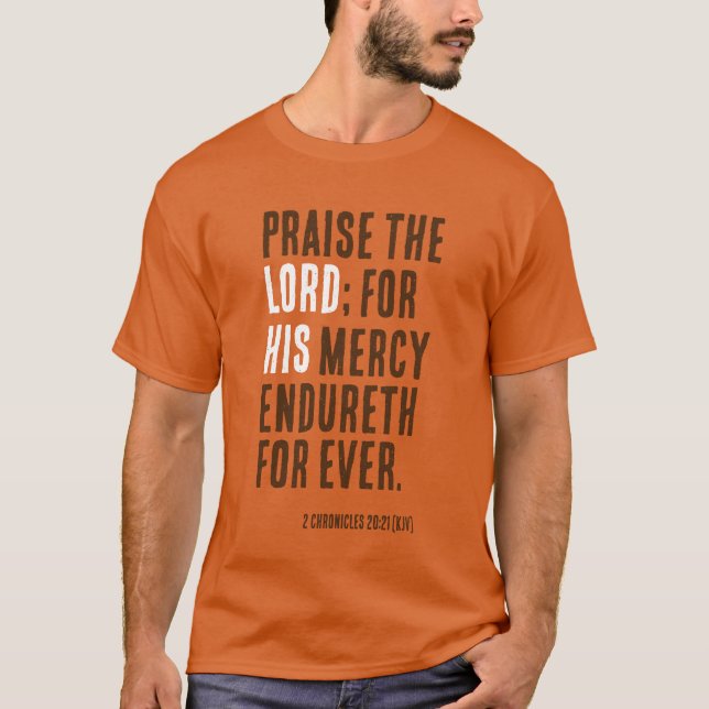 Praise The Lord - Thanksgiving Day Party -  T-Shirt (Front)