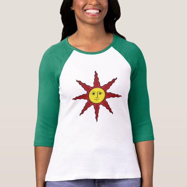 Praise the Sun 3/4 Sleeve T-Shirt (Front)