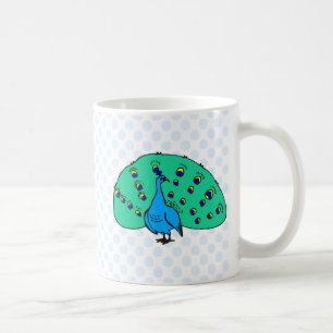 Pran Peacock Coffee Mug