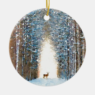 Prancer Ceramic Tree Decoration