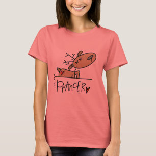 Prancer Reindeer Tshirts and Gifts