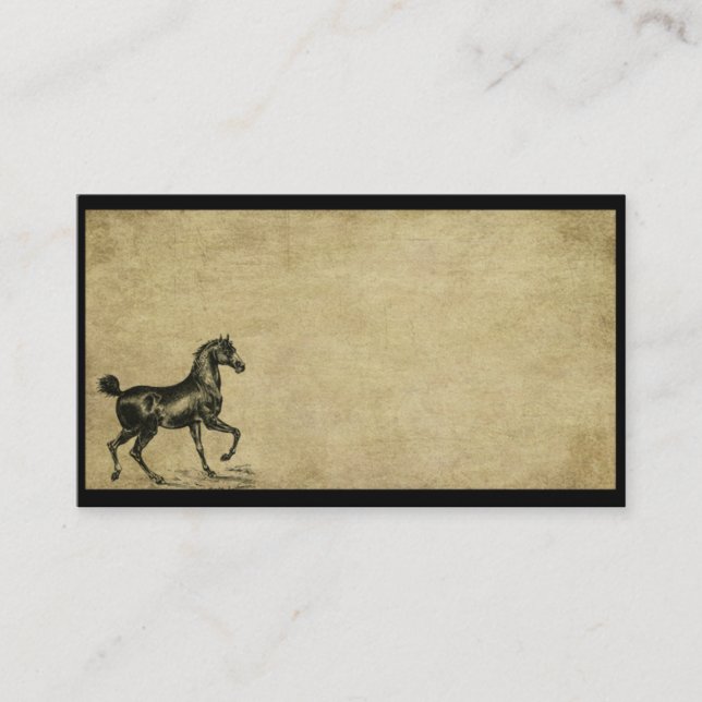 Prancing Horse- Prim Biz Cards (Front)
