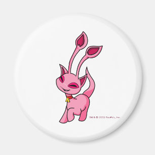 Prancing pink Aisha Magnet