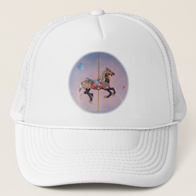 PRANCING PONY CAROUSEL TRUCKER HAT (Front)