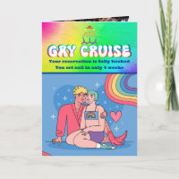 Prank Gay Cruise Birthday,Custom Friends Fun Photo