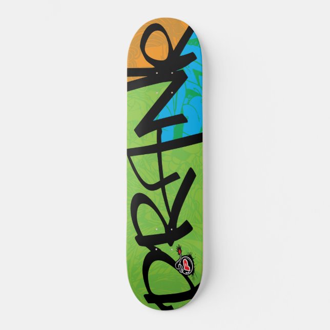 Prank Graffiti Tag Skateboard (Front)