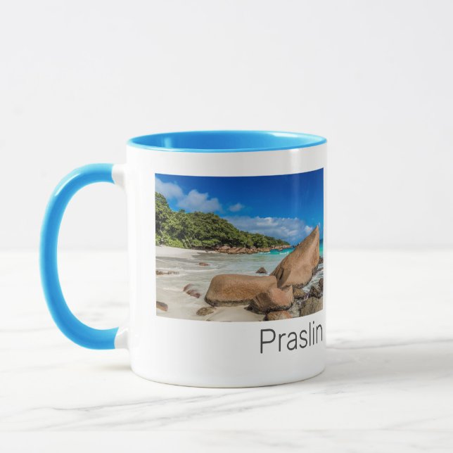 Praslin Seychelles Island Anse Lazio Beach Gift Mug (Left)
