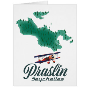 Praslin Seychelles map