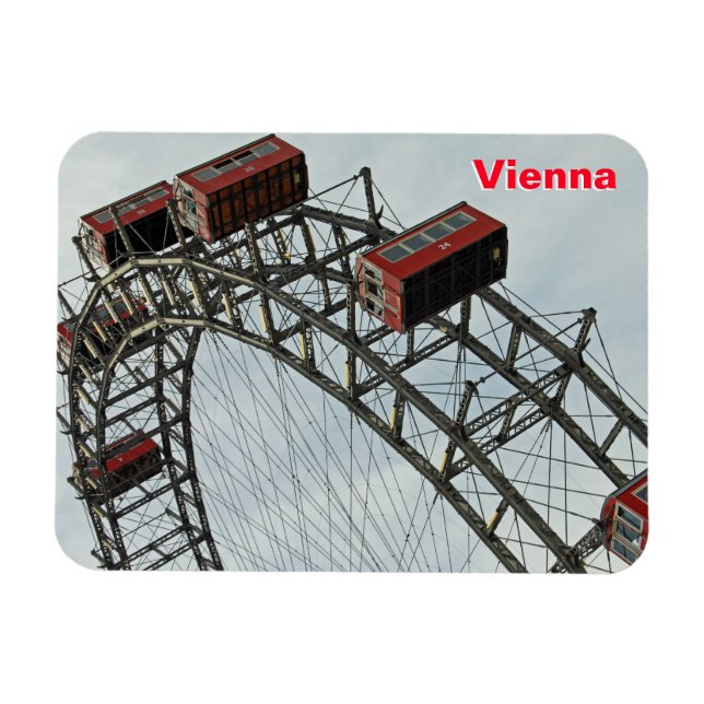Prater Ferris wheel, Vienna, Austria Magnet (Horizontal)
