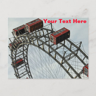 Prater Ferris wheel, Vienna, Austria Postcard