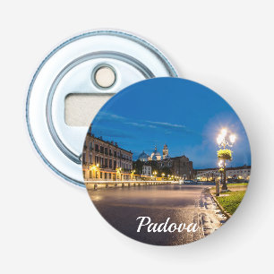 Prato della Valle at night in Padova, Italy Bottle Opener