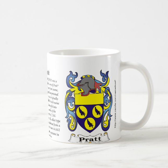 Pratt Family Coat of Arms mug (Right)