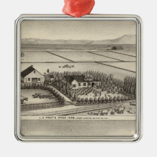 Pratt, Stewart farms Metal Tree Decoration