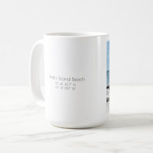 Pratt's Island Beach, Large Coffee Mug