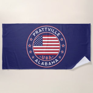 Prattville, Alabama Beach Towel