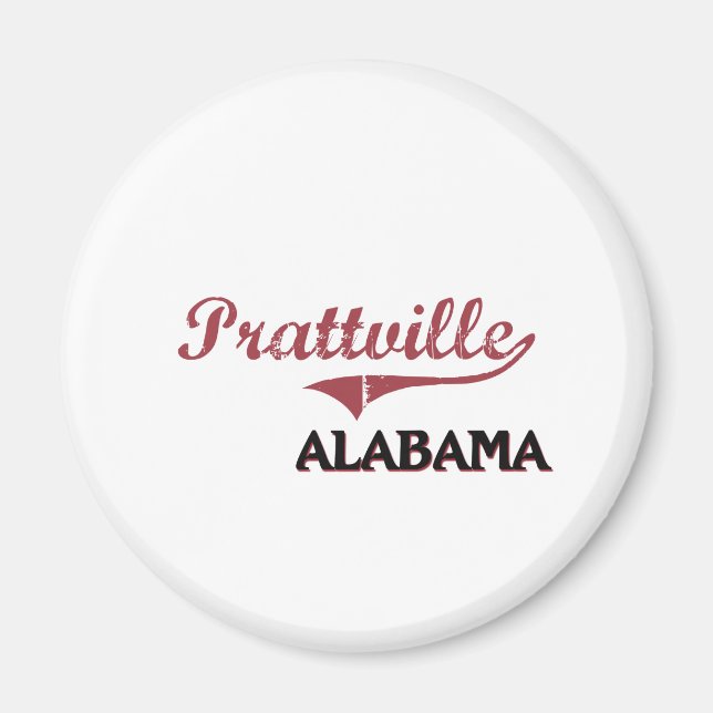 Prattville Alabama City Classic Magnet (Front)