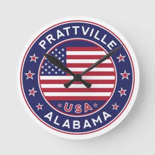 Prattville, Alabama Round Clock