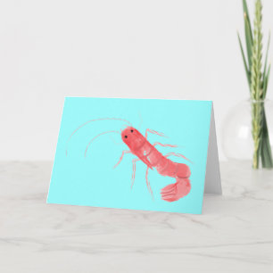 Prawn Greeting Card