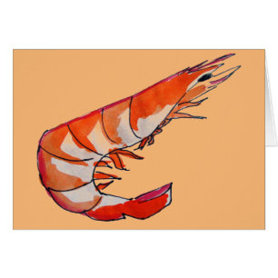 Prawn shrimp seafood kitsch art