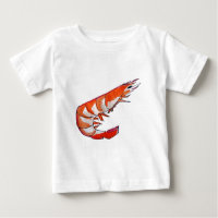 Prawn shrimp seafood kitsch art