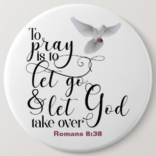 Pray 6 Cm Round Badge