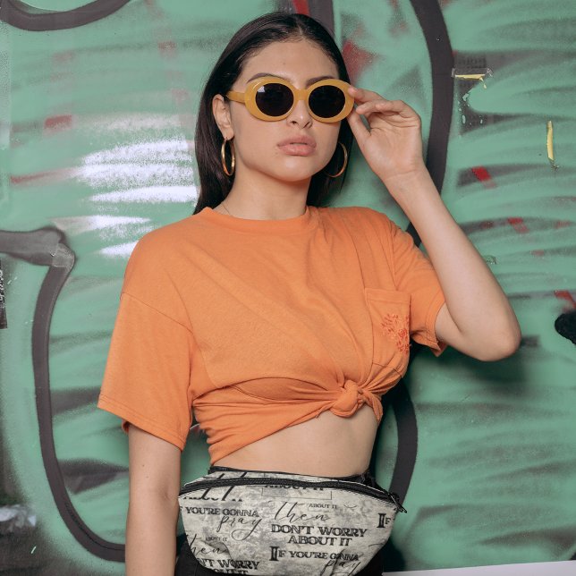 Pray And Don't Worry Christian Faith Inspirational Bum Bags (Creator Uploaded)