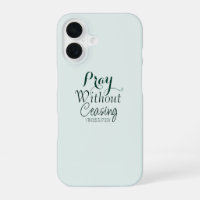 Pray Bible Verse Christian Prayer Light Green