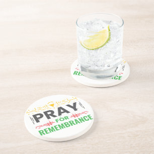 Pray For: A Collective Remembrance Coaster