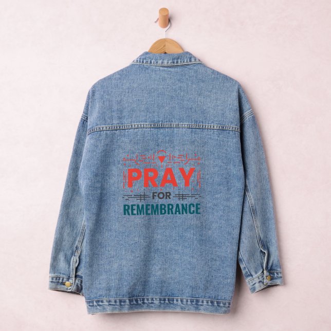 Pray For: A Collective Remembrance Denim Jacket (Hangar)
