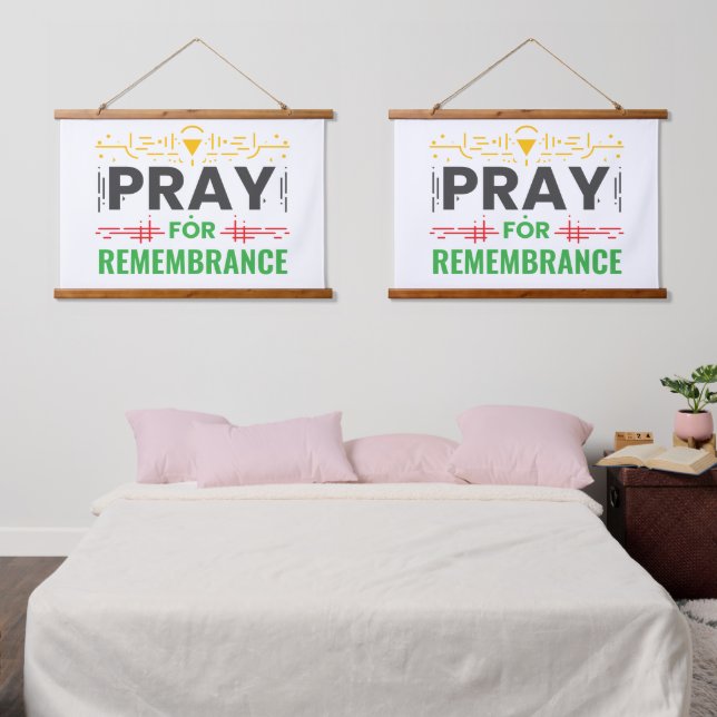 Pray For: A Collective Remembrance Hanging Tapestry (Bedroom)