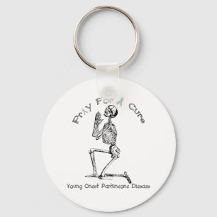 Pray For A Cure-Parkinson's Disease Key Ring