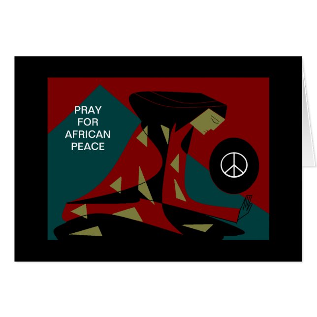 PRAY FOR AFRICAN PEACE (Front Horizontal)