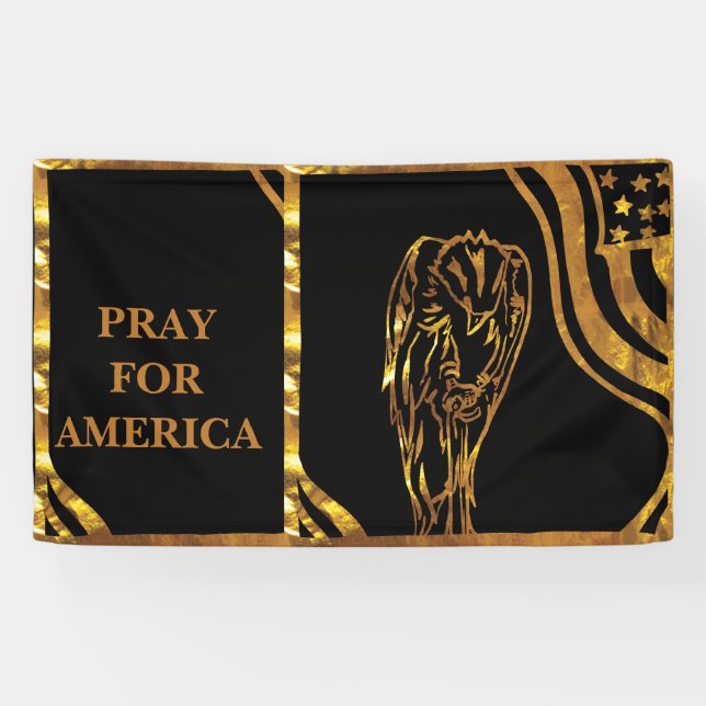PRAY FOR AMERICA  BANNER (Horizontal)