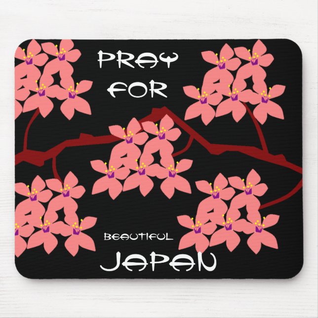 PRAY FOR BEAUTIFUL JAPAN MOUSE PAD (Front)