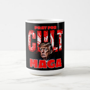 Pray for Cult MAGA Coffee Mug
