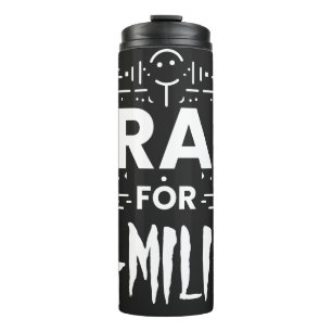 Pray for families thermal tumbler