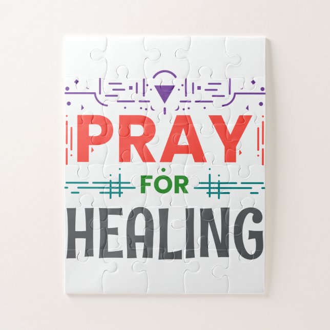 Pray For: Inspiring Healing Jigsaw Puzzle (Vertical)
