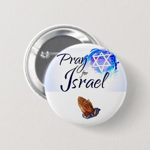 Pray-For-Isreal_ 6 Cm Round Badge