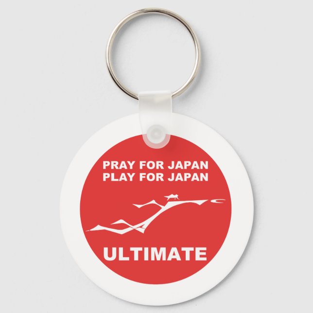 PRAY FOR JAPAN, PLAY FOR JAPAN. (ULTIMATE) KEY RING (Front)