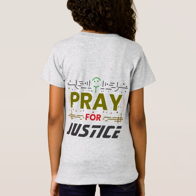Pray for justice T-Shirt (Back)