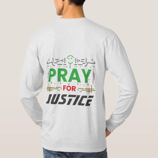Pray for justice T-Shirt (Back)